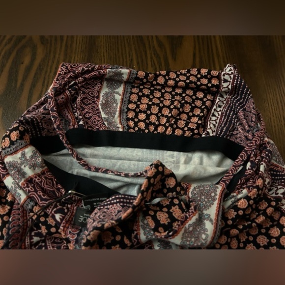 Rachel Zoe Racerback Mini Dress with Built in Bra Size Medium women’s boho Aztec - Picture 10 of 15